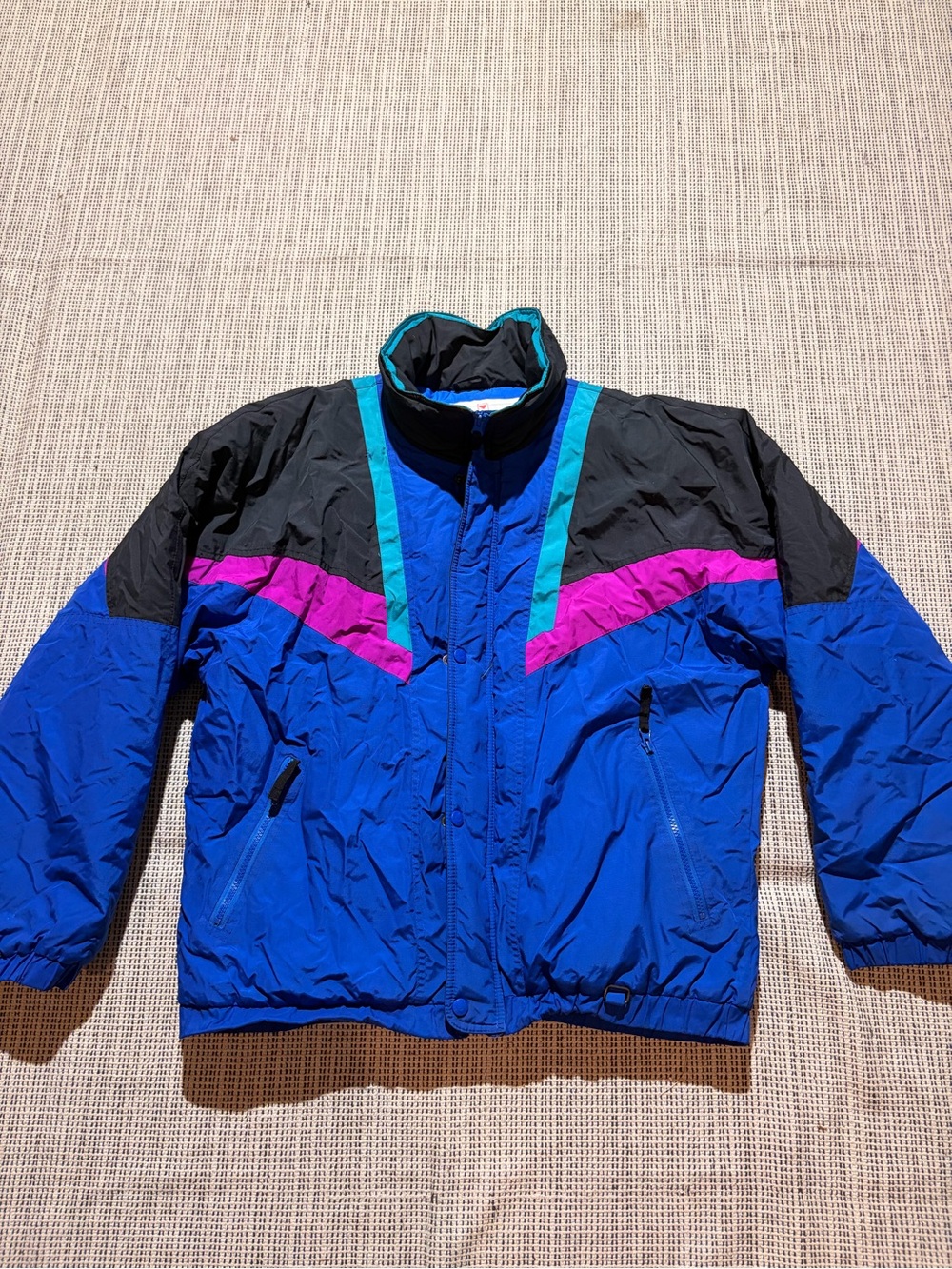 OBERMEYER Men's Vintage Colorblock Ski Jacket Size M